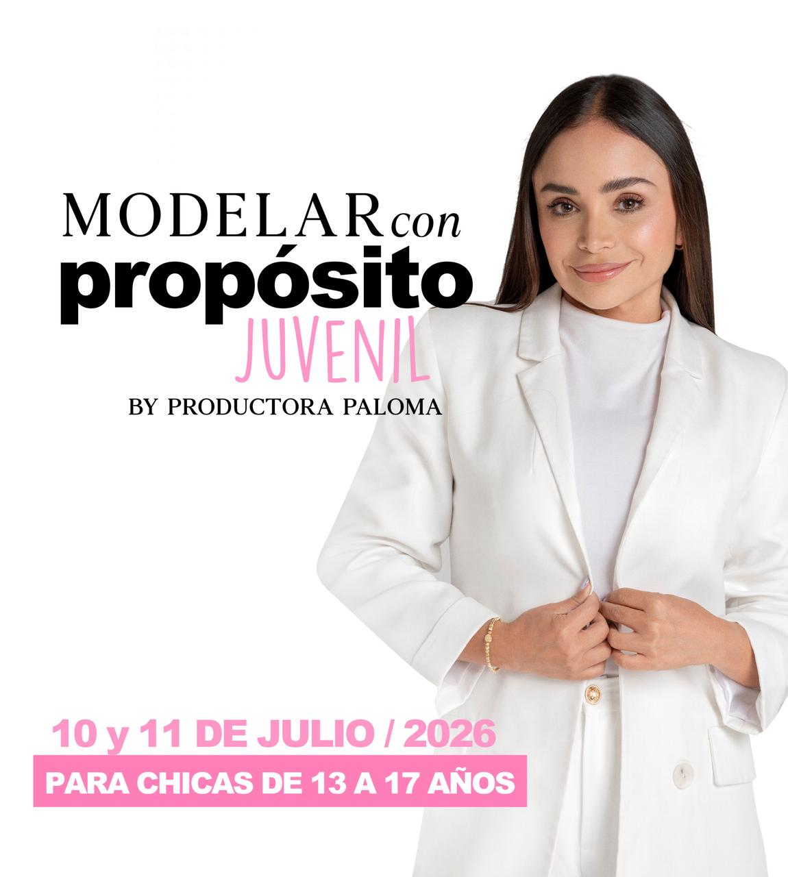 Curso Juvenil Modelar con Propósito - Chicas de 13 a 17 años